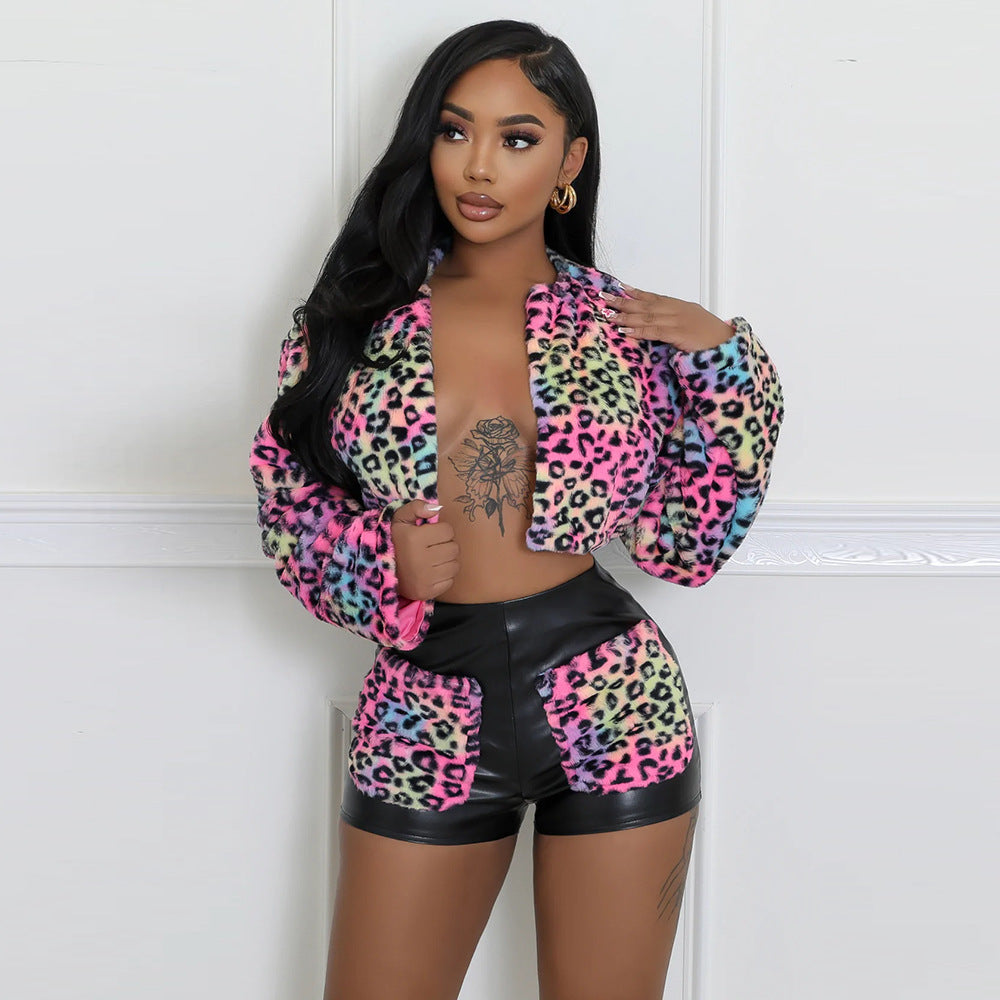 Women's Winter Short Shipment Two-piece Suit