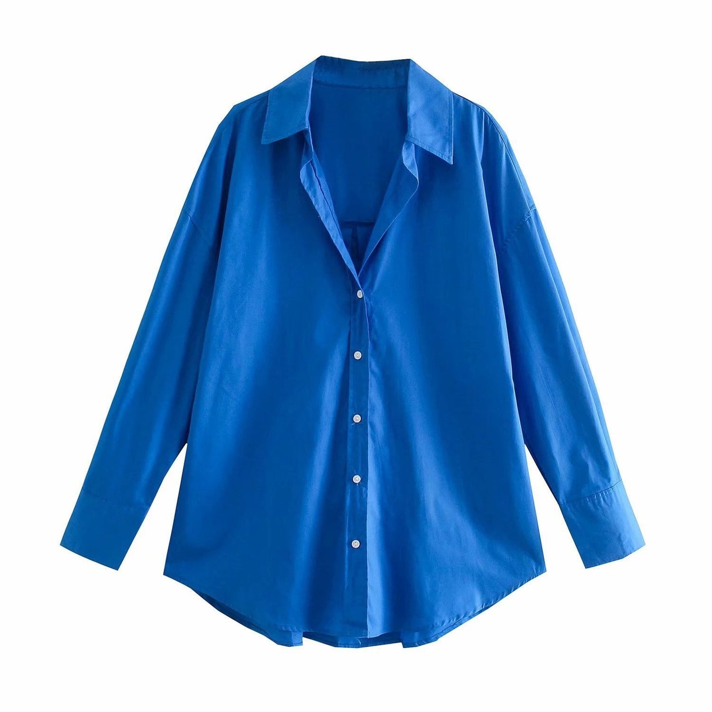 Urban Casual Multi-color Poplin Shirt