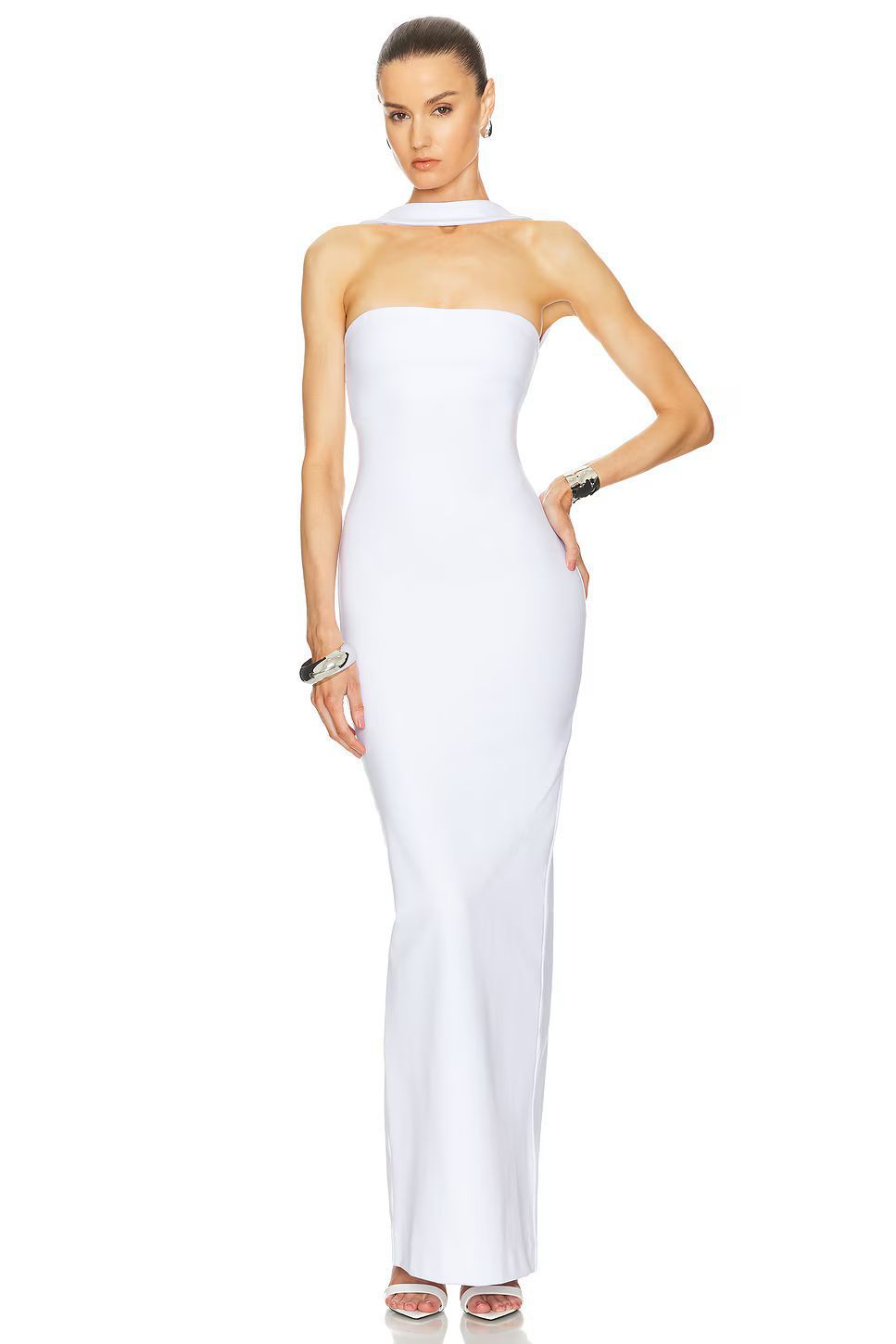 Simple Halter Sheath Skinny Fashion Party Holiday Dress